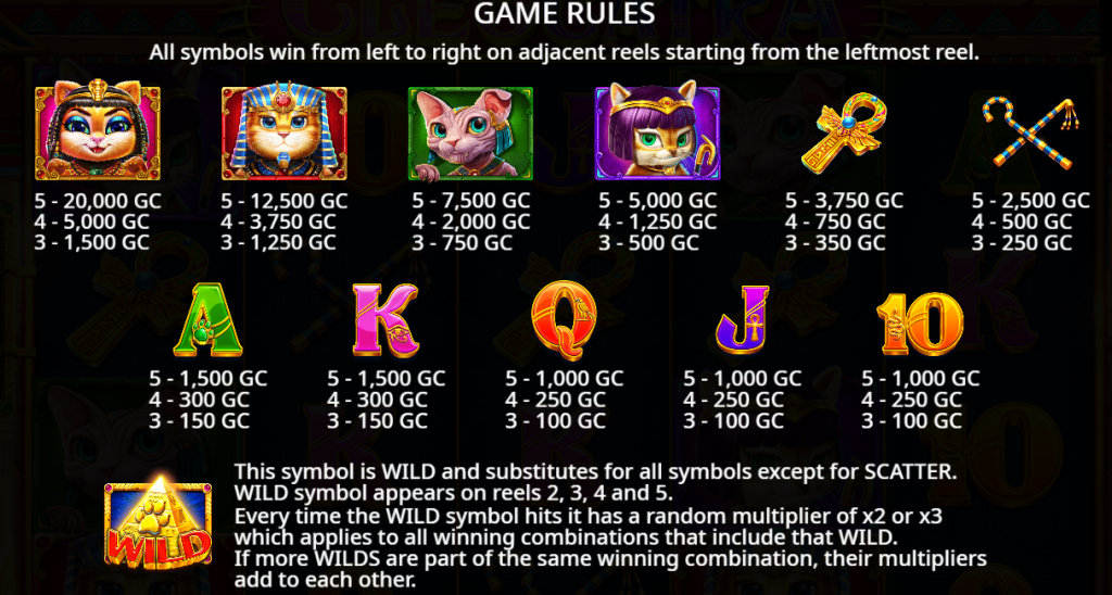 Cleocatra Slot Game Overview