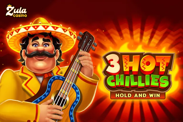 3 Hot Chillies Hold and Win slot game
