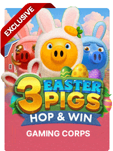 3 Easter Pigs Hop and Win Exclusive GIF